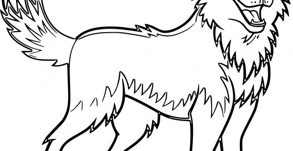 Coloriage Chien De Traineau à Imprimer Dessin De Chien De Traineau Meilleur Coloriage Chien Husky