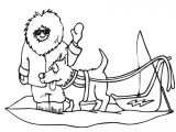 Coloriage Chien De Traineau Traineau à Chien 1 Transport – Coloriages à Imprimer