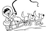 Coloriage Chien De Traineau Traineau à Chien 2 Transport – Coloriages à Imprimer
