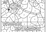 Coloriage Chiffre Couleur Dessin   Colorier Avec Amusement De White Shadow En Suivant Les