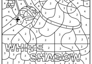 Coloriage Chiffre Couleur Dessin   Colorier Avec Amusement De White Shadow En Suivant Les