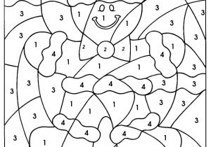 Coloriage Chiffre Maternelle Color by Numbers Page Print Your Free Color by Numbers Page at