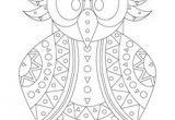 Coloriage Chouette De Noel 46 Best Coloriages De Hiboux Pour Adulte Owl Adult Coloring Pages