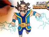 Coloriage Clash Royale Electro sorcier Dessin Electro sorcier Clash Royale