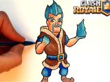 Coloriage Clash Royale Electro sorcier Dessin sorcier De Glace Clash Royale