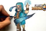Coloriage Clash Royale Electro sorcier Dessin sorcier De Glace Clash Royale