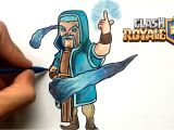 Coloriage Clash Royale Electro sorcier Dessin sorcier De Glace Clash Royale