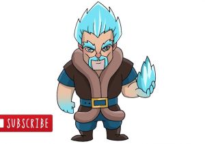 Coloriage Clash Royale Electro sorcier Ment Dessiner Le sorcier De Glace Clash Royale