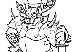 Coloriage Clash Royale Legendaire Coloriage Clash Royale Pekka Clash Clans Dessin