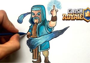 Coloriage Clash Royale sorcier De Glace Dessin sorcier De Glace Clash Royale