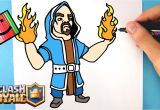 Coloriage Clash Royale sorcier De Glace Ment Dessiner Le sorcier De Feu Clash Royale
