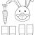 Coloriage Cloche De Paques à Imprimer Gratuit Mod¨le   Imprimer Pour Fabriquer Un Lapin De P¢ques