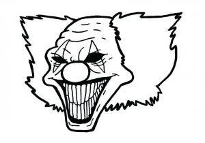 Coloriage Clown Tueur Halloween Evil Coloring Pages at Getcolorings