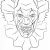 Coloriage Clown Tueur Halloween Scary Clown Coloring Pages