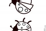 Coloriage Coccinelle A Imprimer Gratuit Deux Images Vue D En Haut De Deux Coccinelles   Colorier