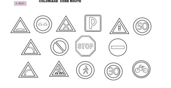 Coloriage Code De La Route Coloriage Code De La Route 30 Jours 30 Strips
