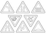 Coloriage Code De La Route Imprimer Des Coloriages De Panneaux De Signalisation De