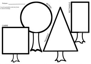 Coloriage Codé Maternelle formes Géométriques Coloriage formes Géométriques Maternelle