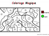 Coloriage Codé Maternelle Ms Coloriage 5 Sens Maternelle