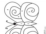 Coloriage Codé Maternelle Printemps Coloriage Simple D 39 Un Papillon Coloriage Papillon T Te Dessin