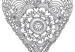 Coloriage Coeur St Valentin Printable â¡ Coloriages CÅur â¡