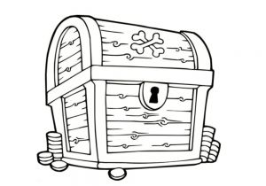 Coloriage Coffre Au Trésor Coloriage Pirate 25 Dessins   Imprimer