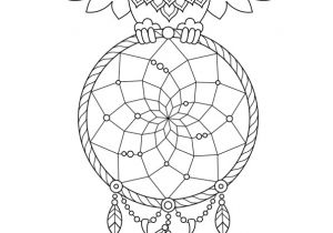 Coloriage Compliqué Animaux Coloriage D Un Mandala attrape Rªve Hibou Hugolescargot