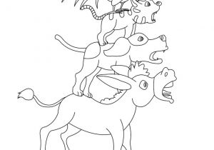 Coloriage Conte De Grimm Coloriages Coloriage Conte Les Musiciens De Brême Fr