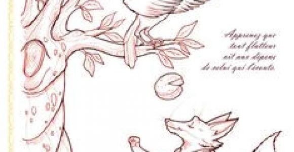 Coloriage Corbeau Renard Imprimer 9 Beste Afbeeldingen Van Corbeau Et Le Renard