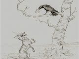 Coloriage Corbeau Renard Imprimer Dessin Le Corbeau Et Le Renard