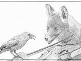 Coloriage Corbeau Renard Imprimer Dessin Le Corbeau Et Le Renard