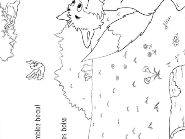 Coloriage Corbeau Renard Imprimer Dessin Le Corbeau Et Le Renard