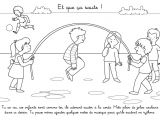 Coloriage Corde A Sauter Coloriage à Imprimer A La Récré La Corde à Sauter