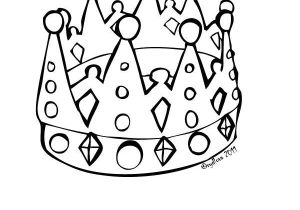Coloriage Couronne Des Rois à Imprimer Coloriage Couronne Des Rois Simple Dessin