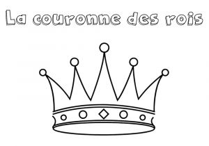 Coloriage Couronne Des Rois à Imprimer Coloriage Épiphanie Rois Mages Galette