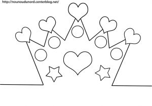 Coloriage Couronne Des Rois Gratuit Coloriage à Dessiner Gratuit à Imprimer Couronne Des Rois