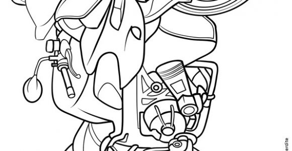 Coloriage Course Motocross Dessin   Imprimer Et   Colorier D Une Moto Taillée Pour La Course