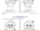 Coloriage Cowboy A Imprimer 6 Fiches Avec Des Personnages De Carnaval Clown Arlequin