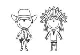 Coloriage Cowboy A Imprimer Coloriage Cowboy 25 Mod¨les   Imprimer