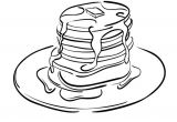 Coloriage Crepes Chandeleur De Savoureuses Crªpes Au Beurre   Colorier Pour La Fªte De La