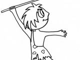 Coloriage Cro Magnon Coloriage D Un Homme De Cro Magnon   La Lance Tªte   Modeler