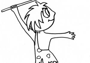 Coloriage Cro Magnon Coloriage D Un Homme De Cro Magnon   La Lance Tªte   Modeler