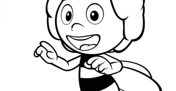 Coloriage D Abeille A Imprimer Maya Abeille Coloriage