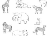 Coloriage D Afrique A Imprimer Coloriage Animaux Sauvages D Afrique