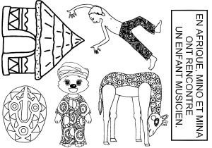 Coloriage D Afrique A Imprimer Dessins Gratuits   Colorier Coloriage Afrique   Imprimer