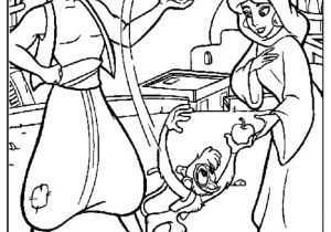 Coloriage D Aladin Et Jasmine Coloriages Aladdin De Walt Disney Aladdin Et Jasmine
