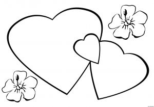 Coloriage D Amour A Imprimer Gratuit 22 top Dessin De Coeur D Amour  Imprimer