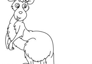 Coloriage D Animaux En Ligne Coloriage D Un Kangourou De Face  Imprimer Gratuitement Ou