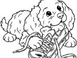 Coloriage D Animaux En Ligne Dessin De Chiot Trop Mignon