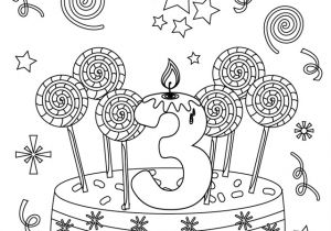 Coloriage D Anniversaire 8 Ans Carte D Anniversaire 3 Ans à Colorier Dory Coloriages